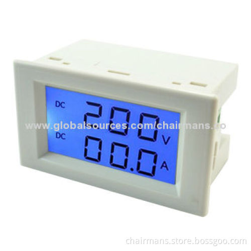 Digital LCD Voltage Meter, 0-199V, Measures 70 x 40 x 39mm